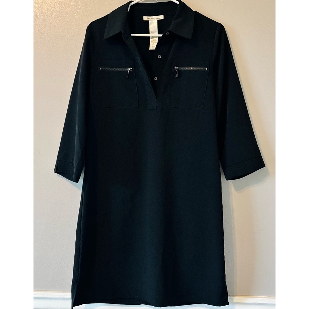 💸📉 Laundry By Design Casual Black Dress
